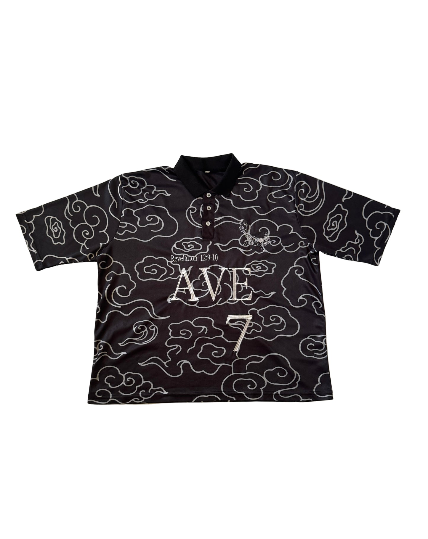 Black & White patterend Polo